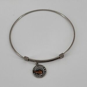 Alex And Ani Liberty Copper 925 Sterling Silver Bangle Bracelet
